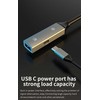 Kabelis USB MicroConnect USB-A - USB-A Juodai-sidabrinė (USB3.0AAF20A)