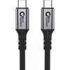 Kabelis USB MicroConnect USB-C - USB-C 0.25 m Juodas (USB4CC025)