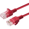 „Microconnect V-UTP6A0015R-SLIM“, 0,15 m, Cat6a, U/UTP (UTP), RJ-45, RJ-45, raudonas