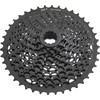 Microshift MICROŠIFT XLE 10-eilė, plienas, suderinama su Shimano, 11 -13- 15- 18- 21- 24- 28- 32- 36- 40, Juoda (NEW)