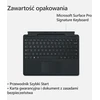 Microsoft Klaviatūra su miejscem na pióro do Surface Pro 11 Juodas