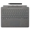 Microsoft Surface Pro 8/9/X 13" dėklas su klaviatūra ir rašikliu, Šiaurės šalių išdėstymas, platinos spalvos