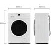 Midea Skalbimo mašina slim mf100w70/w-pl 7kg balta