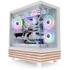 Thermaltake View 270 Plus WS ARGB , Tower-case - baltas/holz, Tempered Glass x 2, Holz-Struktur