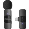 Mikrofonas BOYA BY-V1 V2.0 belaidis 2.4GHz - juoda