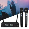 DNA Professional XMIC 2 - Belaidis dvigubas rinkinys: 2 rankiniai mikrofonai + imtuvas (518–542 MHz)