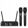 DNA Professional XMIC 2 - Belaidis dvigubas rinkinys: 2 rankiniai mikrofonai + imtuvas (518–542 MHz)