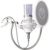Endorfy Solum Streaming baltas kondensatorinis mikrofonas su laidu + laikiklis | USB