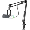 Fifine AM8TW gaming microphone with boom arm baltos psalvos