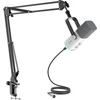 Fifine AM8TW gaming microphone with boom arm baltos psalvos