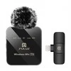 Mikrofonas Puluz 2x Wireless Lavalier mikrofonas skirtas iPhone Lightning / Puluz PU647B