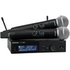 „Shure SLXD24D+E/58-G65“ – dviguba skaitmeninė belaidė sistema su dviem siųstuvais / nešiojamais mikrofonais (470–606 MHz)