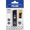 Milan 2b 1.3 mm grafitai automatinio pieštuko, 12 vnt.