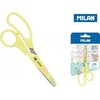 Žirklės su raštais Milan, geltonos, 13.4 cm