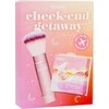 Benefit Cheek-End Getaway Set rinkinys (Shellie Blush skaistalai,6 g + Multitasking Cheek šepetėlis)