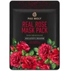 Milk Shake PaxMoly, Real Rose, drėkinanti ir raminanti lakštinė veido kaukė, dieninė ir naktinė, 25 ml, moterims