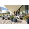 Vazonas su įdėklu 14/10 l D299xH270 mm antracitas MILLY Prosperplast