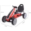 Milly Mally Gokartas ant ratų Power Raudona