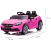 Milly Mally Akumuliatorinis automobilis vaikams „Mercedes-Benz SLC“, rožinės spalvos