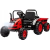 MILLY MALLY 5741 Akumuliatorinis traktorius su priekaba Farmer Raudona