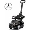 Motoroleris su kreipiančiąja juosta MERCEDES C-Class Deluxe Milly Mally Juodas