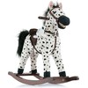 Milly Mally Juodieji taškeliai 2015 m. Mustang supamasis arklys