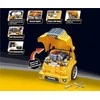 Realistic modelis of the front of the car with an opening hood Milly Mally N-GINE yellow