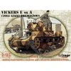 Mirage Modele „Mirage Vickers E Mk“ lenkiškas dvibokštis tankas – 1:35