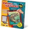 Mirage Išgaubtas spalvinimo puslapis - lydekos žuvis