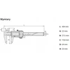 Mitutoyo Skaitmeninis slankmatis 500-708-20 IP67 300 mm