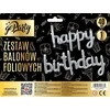 Mk Trade Su gimtadieniu Sidabrinių folijos balionų rinkinys