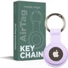Dėklas Mobile Origin AirTag KeyChain, violetinė