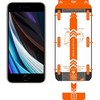 „Mobile Origin“ ekrano apsaugos iPhone 8 / 7 / SE 2022 / SE 2020 su lengvai aplikuojamais apsauginiais lipdukais, 2 vnt. pakuotėje.