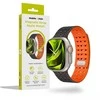 Mobile Origin magnetinis dirželis, juodas/oranžinis - AW Ultra 2/1 (49 mm) 9/8/7 (45 mm)/6/SE/5/4 (44 mm)/3/2/1 (42 mm)