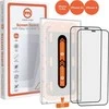 „Mobile Origin“ ekrano apsaugos iPhone 11 Pro / XS / X su lengvai aplikuojamais lipdukais, 2 vnt. pakuotėje.