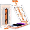 „Mobile Origin“ ekrano apsaugos iPhone 11 Pro / XS / X su lengvai aplikuojamais lipdukais, 2 vnt. pakuotėje.