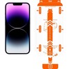 „Mobile Origin“ ekrano apsaugos „iPhone 13 mini“ su lengvai aplikuojamais lipdukais, 2 vnt. pakuotėje.