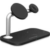 Mobile Origin 3in1 Wireless Magnetic Charger MO1, juodas