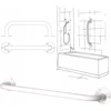Mobilex Vonios Rankena - Metalinė 40 Cm