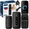 BLOW Juodas telefonas senjorams su atvartu S24
