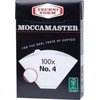 Kavos Aparatas - Moccamaster 85022 Popierinis Filtras 100 vnt. Baltas
