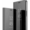 Mocco Clear View atverčiamas dėklas skirtas Samsung Galaxy A22 4G, juodas