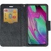 Dėklas „Mocco Fancy Book Case“, skirtas „Samsung Galaxy A42 5G“, Juodas