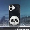 Nimmy dėklas Apple iPhone 16 6.1″ juodos spalvos Big Eyed Pet 2.0 Panda
