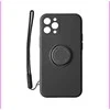 Mocco Pastel Ring silikoninis dėklas skirtas Xiaomi Redmi Note 9T, juodas