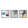 Modeco Claw plaktukas su plastikine rankena 600g (MN-32-001)