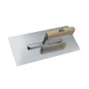 Modeco Smooth nerūdijančio plieno mentele EXPERT medinė rankena 280x130mm - MN-73-400