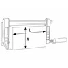 Modeco STRONG spaustukas 120x300mm - MN-37-264