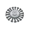 Šveitimo šepetys diskinis, kampiniam šlifuokliui, susuktos vielos (plienas) M14 Modeco Expert | d-150 mm