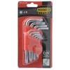 Modeco Torx pin veržliarakčių rinkinys tipas L T10- T50 9 vienetų (MN- 54- 106)